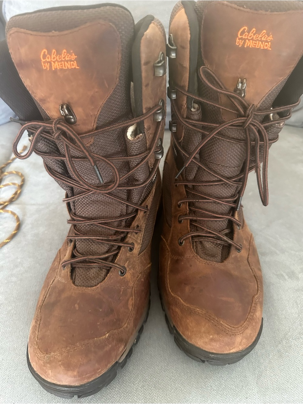 Cabela's Brown Leather Lace-Up Men's Hunting Boots